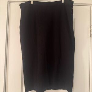 Eloquii Classic Black Pencil Skirt